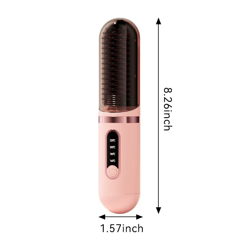 Mini plancha alisadora inalámbrica - recargable por USB